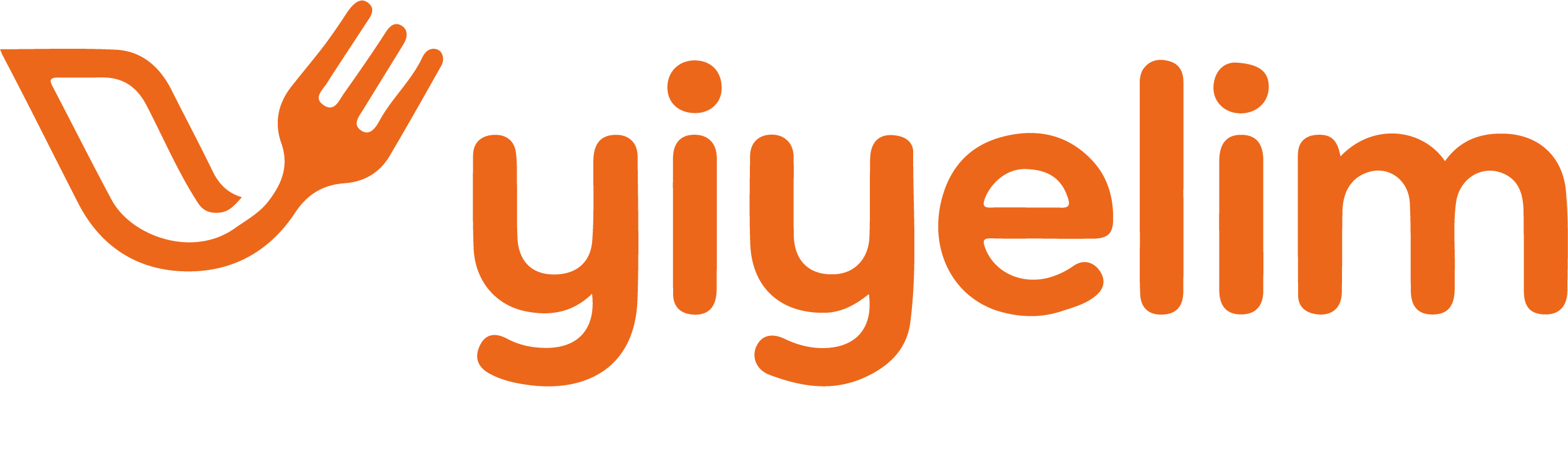 Yiyelim Logo Beyaz